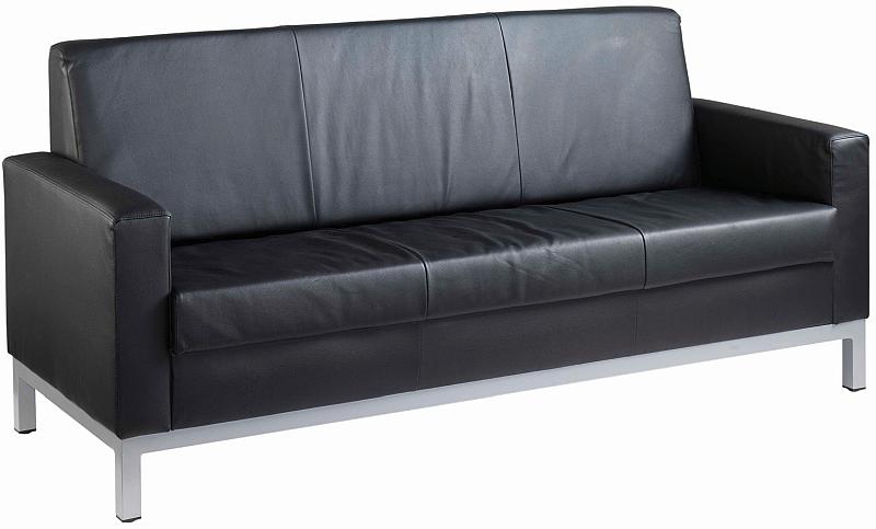 helsinki 3 seat leather sofa