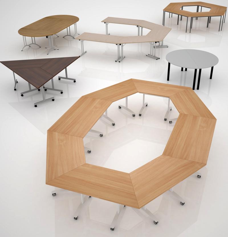 meeting tables wide choice of shapes