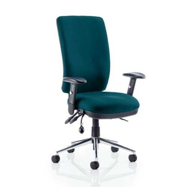 Chiro High Back Chair Maringa Teal KCUP0103 600x600