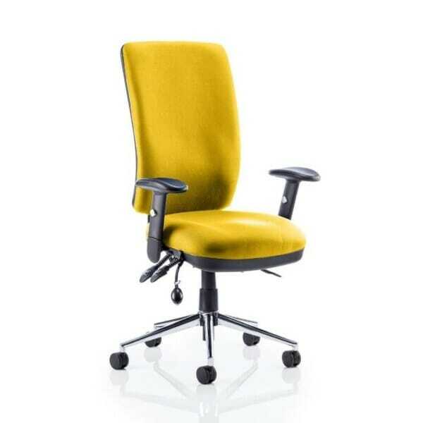 Chiro High Back Chair Senna Yellow KCUP0101 600x600