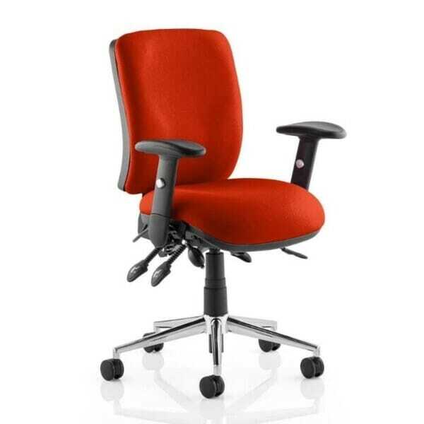 Chiro Medium Back Chair Tobasco Red KCUP0116 1 600x600