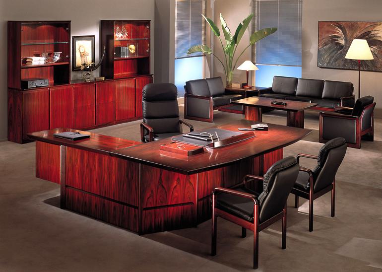 concorde executive furniture in rosewood
