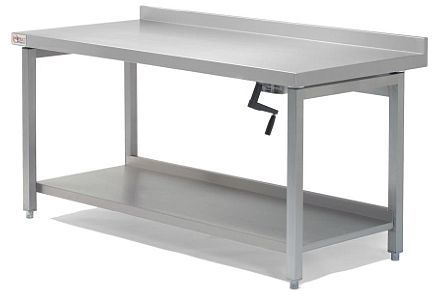 height adjustable stainless steel workbench