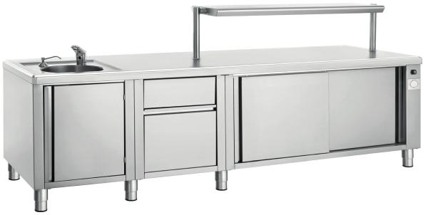 stainless steel worktops and equipment