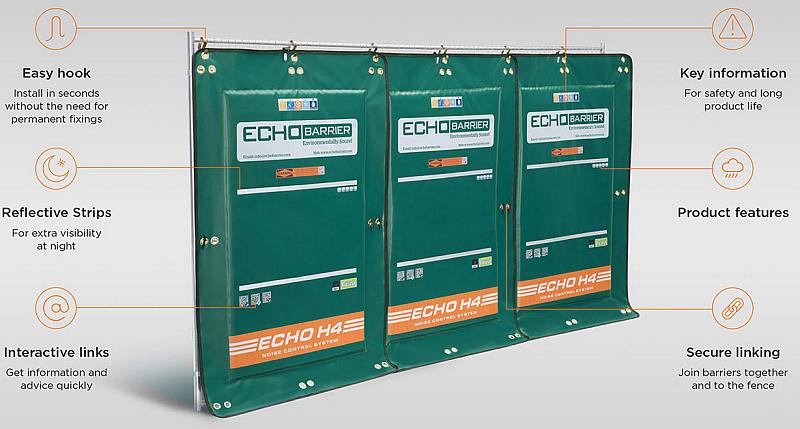 h9 echo barrier panels and features