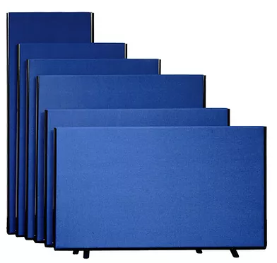flat office free standing fabric screens