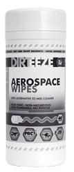 Aerospace cleaning wipes