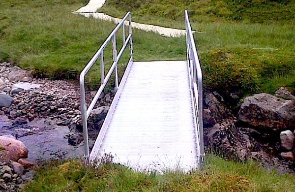 aluminium footbridge