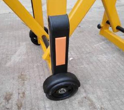 concertina barrier safety wheel locks