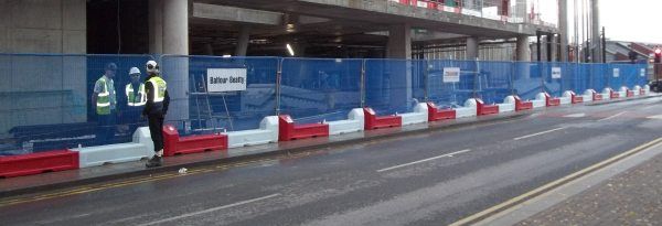 heras style fencing at balfour beatty