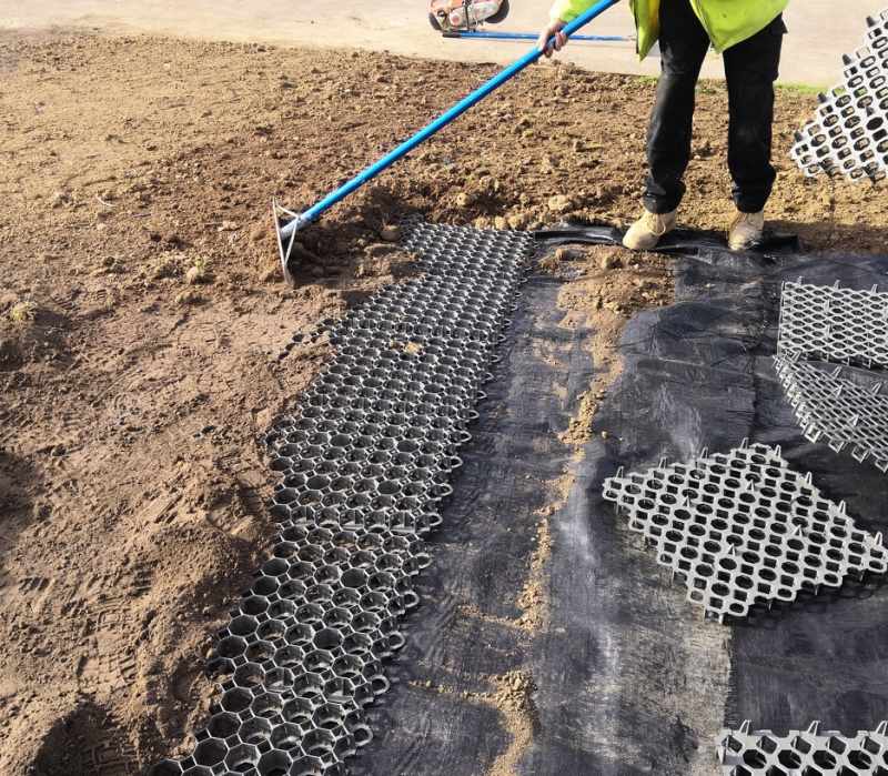 stabilisation grid sand