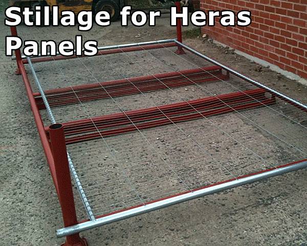stillage for heras fence panels
