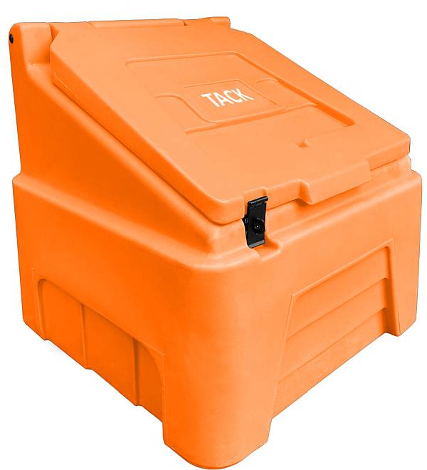 orange 200l itres tack box
