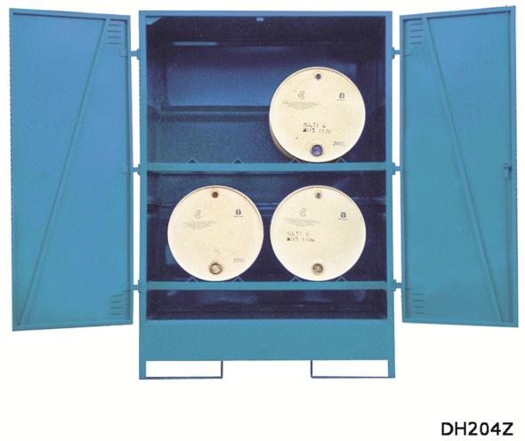 DH204Z enclosed steel drum store