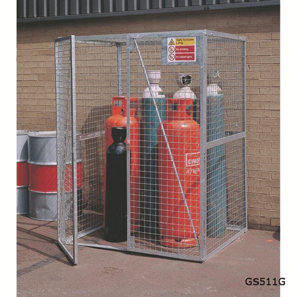 GS511G galvanised gas storage cage