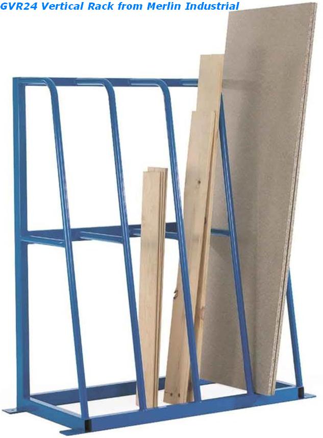 vertical sheet storage rack
