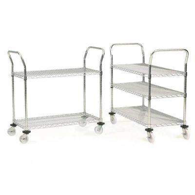 Chrome Plated Wire Trolleys 400