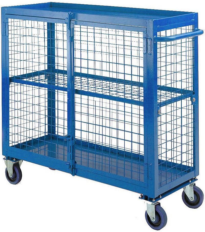 Mesh security distribution trolley