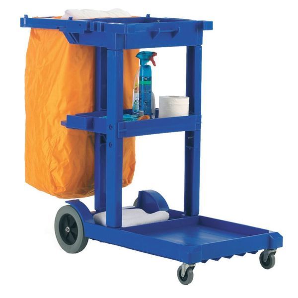 janitorial cleaning trolley