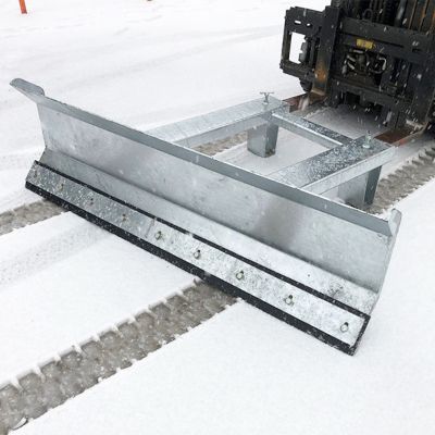 Forklift mounted Snow Plough