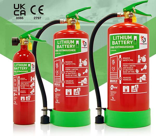 lithium battery extinguishers