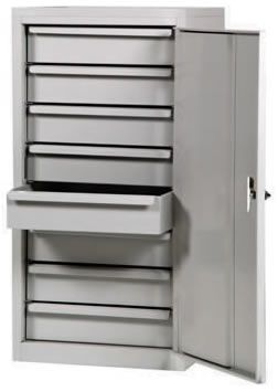 Steel Cupboard with drawers