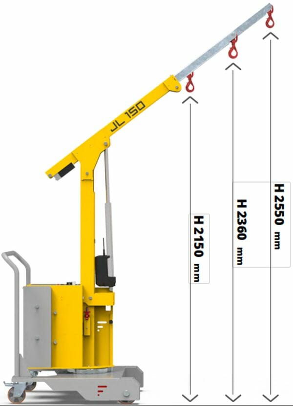 JL150 electric lifter lift heights