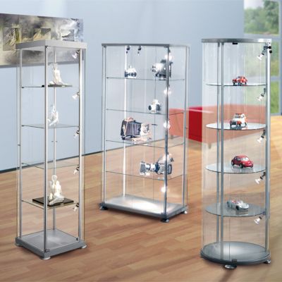 Glass and Steel Display Cabinets 400