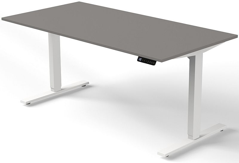 move adjustable desking graphite grey top