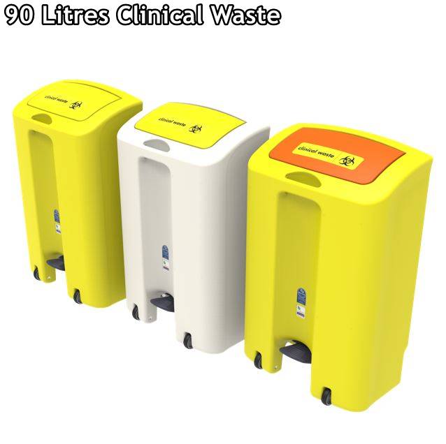 90 litres Clinical Waste bins