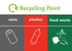 A3 Signage Poster 30 cans 40 plastics 30 food waste