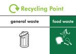 A3 Signage Poster 70 general waste 30 food waste