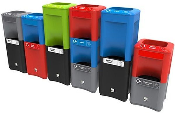 envirostack 52 litre internal recycling bins
