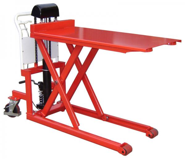 skid lifter with table