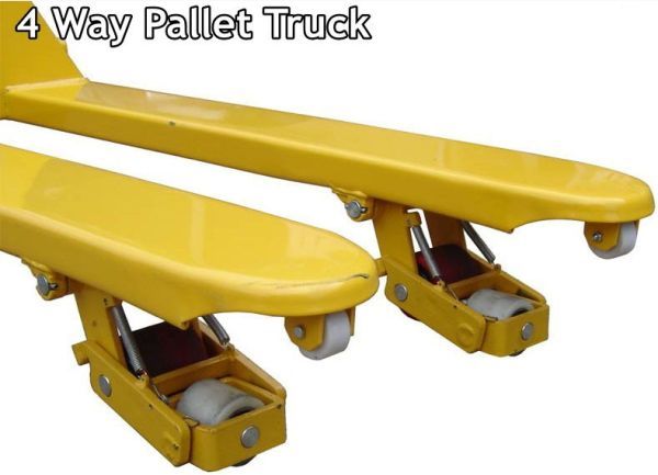 traverse pallet truck close-up
