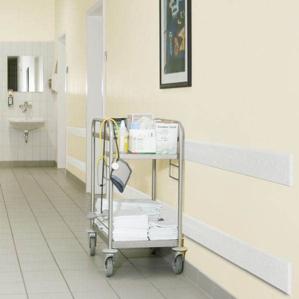 hospital trolley wall protection