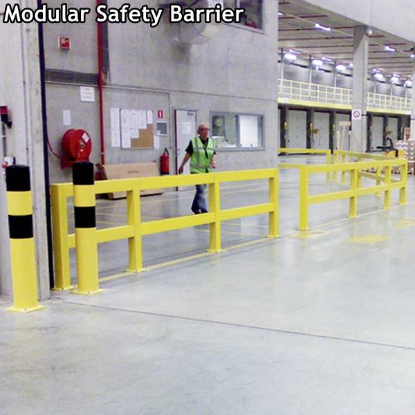 modular safety barrier factory view