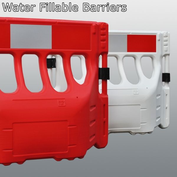 water fillable barriers