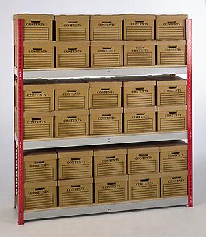 Archive shelving system
