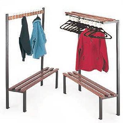 cloakroom benches and hooks 400