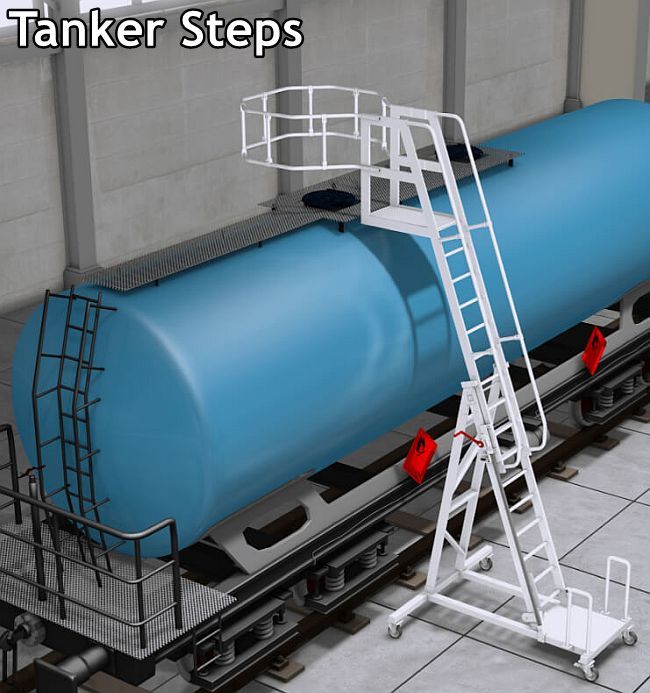 krause tanker steps on site