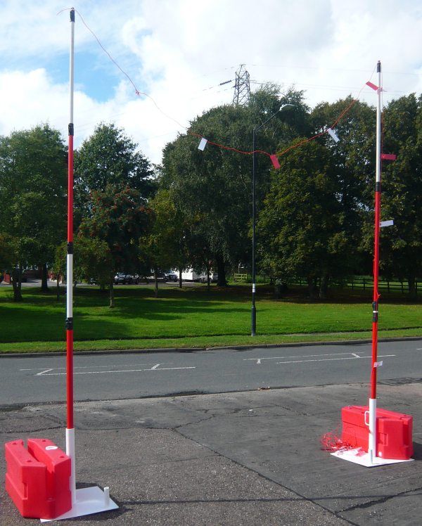goalpost safety cable markers