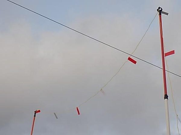 overhead goalpost height warning indicators