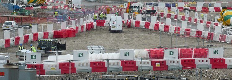 rb2000 site barriers on site