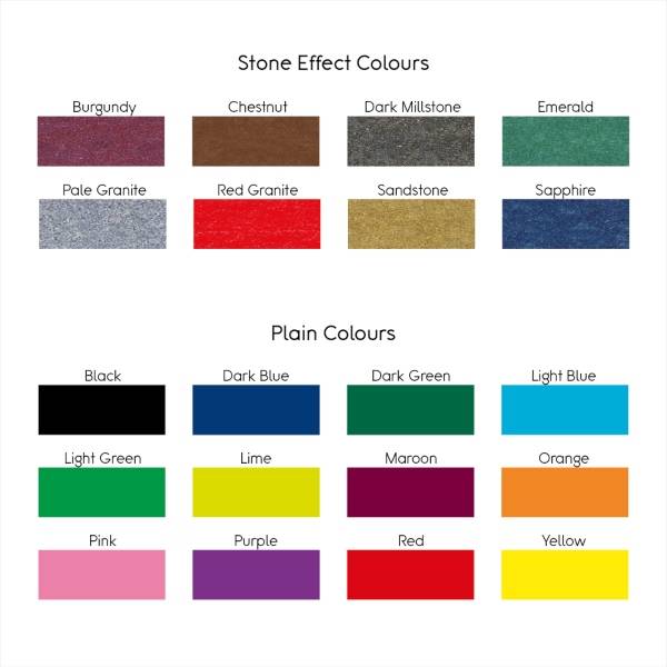 continental bin colours / finishes
