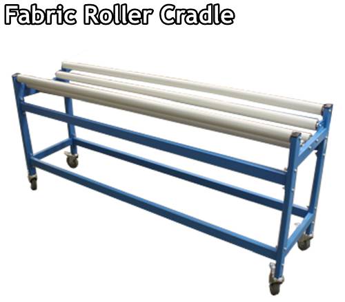 fabric cradle rollers for cutting tables