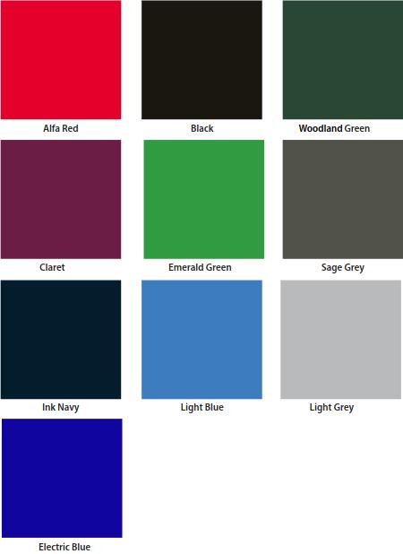 concertina fabric screen colours