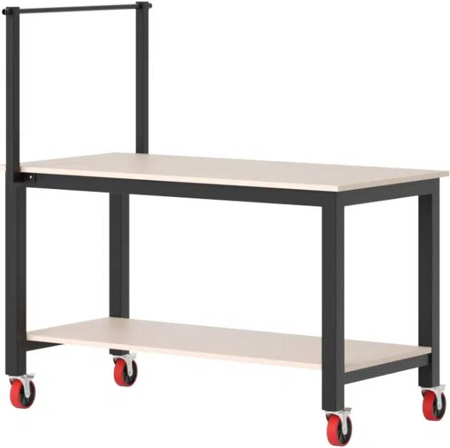 HD mobile cutting table with dispenser rail