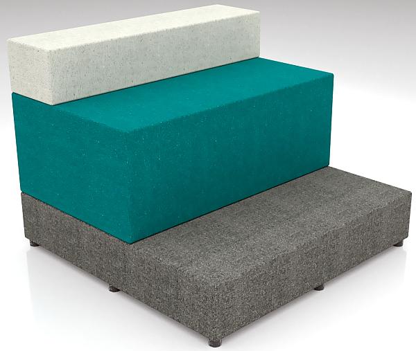 Blockley soft seating 3 Tier