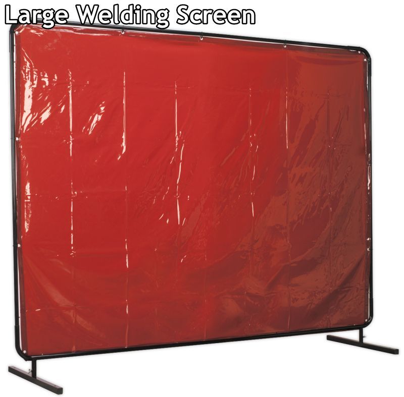 large portable welding screen